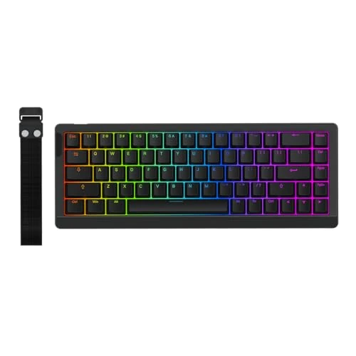 Offerta a tempo: EPOMAKER HE68 Lite Tastiera da Gioco a Effetto Hall, 8k Polling & 128K Scan Rate, 0.01mm Adjustable Trigger, 0.125ms Latency, 5-Layer Sound-Dampened, Snap Key, SOCD, A-RGB, Wired (Nero) - 24% da 54.99 € a 41.79 €
