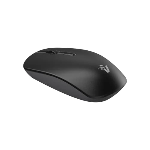 VulTech MW-10 Wireless Optical Mouse 1600 DPI Wireless 2.4GHz with 3 Buttons + Scroll Wheel + DPI Switch, Ambidextrous for Notebook/PC/Laptop/Computer/MacBook, Black