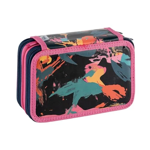 Tijdelijke aanbieding: Favorit Pennenetui met 3 vakken, voor school, met briefpapier, 20 x 13 x 7,5 cm, camouflage-oranje van 22.82 € naar 22.82 € (0.00% korting)