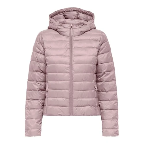 Offerta a tempo: ONLY Quilted Hood Jkt Onltahia LW-Giacca Trapuntata con Cappuccio Noos Otw, Lilla Burnished, M Donna - 47% da 42.74 € a 22.50 €