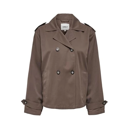 Offerta a tempo: ONLY Onlhannah Short Trenchcoat Otw Trench, Chocolate Martini, XXL Donna - 0.00% da 27.90 € a 27.90 €