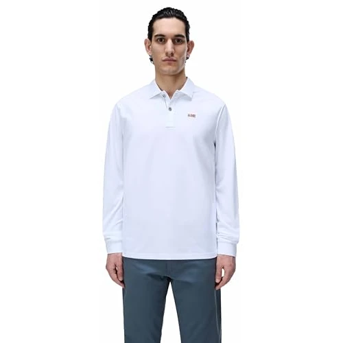 Offerta a tempo: NAPAPIJRI Eruggy Polo Manica Lunga Bianca - 60% da 62.00 € a 25.06 €
