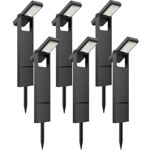 Tijdelijke aanbieding: OUSFOT Solar Tuinverlichting 6 stuks 40 LED, Solar Buitenspots met Twee Helderheidsniveaus, IP65 Waterdichte Solar Tuinlampen voor Tuinhuisje, Tuin, Oprit, Pad van 78.99 € naar 78.99 € (0.00% korting)