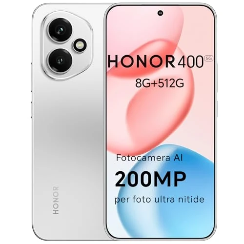 Limited offer: HONOR 400 Dual-SIM 512GB ROM + 8GB RAM (GSM Only | No CDMA) Factory Unlocked 5G Smartphone (Meteor Silver) - International Version from 399.90 EUR to 379.90 EUR (save 5%)