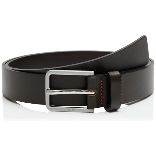 Offerta a tempo: HUGO Cintura da uomo, marrone scuro 202, 80 cm - 67% da 50.00 € a 16.54 €