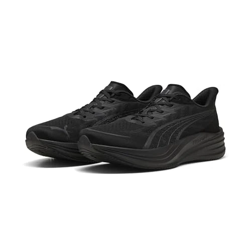 Offerta a tempo: PUMA Scarpe da Corsa Unisex Darter PRO 2, Nero-Grigio Scuro Piatto, Taglia 44, Puma Nero Piatto Grigio Scuro, 48.5 EU - 19% da 59.95 € a 48.66 €