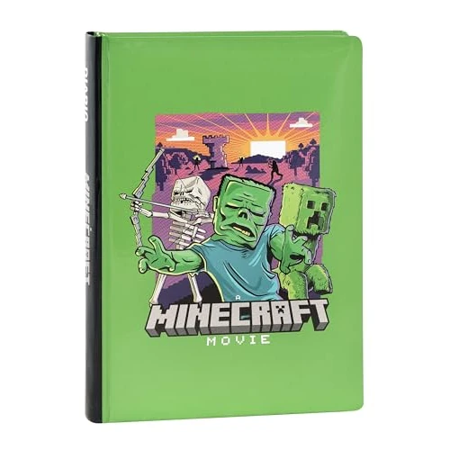 Offerta a tempo: Minecraft - Diario Scuola Ufficiale Minecraft, Diario 12 Mesi Ideale per la Scuola Elementare, con Copertina Imbottita e 320 Pagine Interne Stampate a Colori, 13 x 17,8H - 47% da 16.00 € a 8.50 €