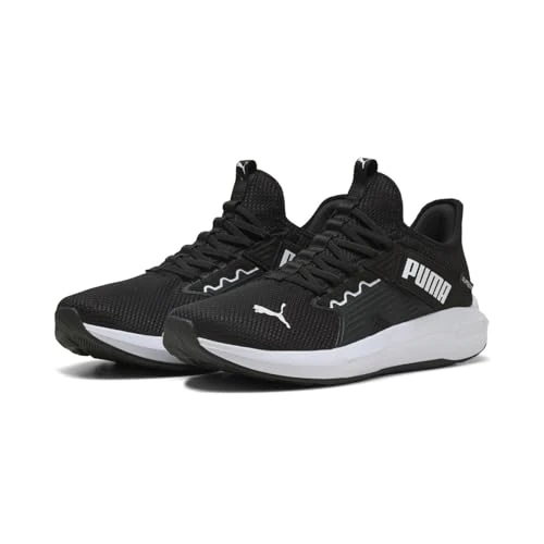 Offerta a tempo: PUMA Scarpe da Corsa SOFTRIDE Enzo 5 Slip Tech Unisex su Strada, Nero, Bianco e Nero, Taglia 38, Puma Nero PUMA Bianco PUMA Nero, 38.5 EU - 26% da 64.95 € a 47.84 €