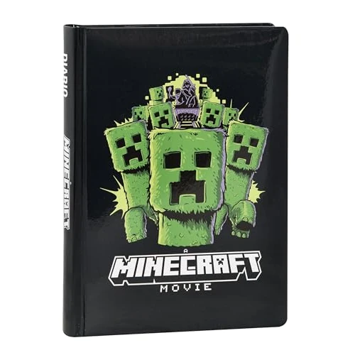 Tijdelijke aanbieding: Minecraft Officieel Minecraft dagboek, 12 maanden, ideaal voor de basisschool, met gevoerde omslag en 320 gekleurde bedrukte binnenpagina's, 13 x 17,8 cm van 18.13 EUR naar 18.13 EUR (korting 0%)