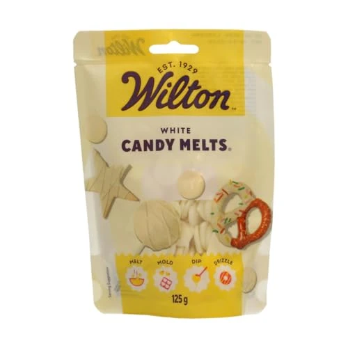 Limited-time offer: Wilton Candy Melts White, 125 g from 4.99 £ to 4.49 £ (save 10.02%)