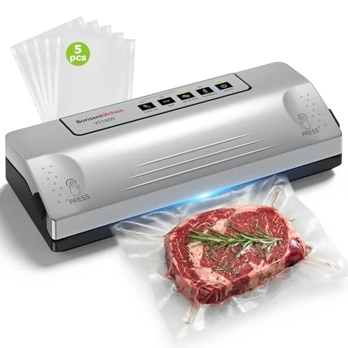 Offerta a tempo: Bonsenkitchen Macchina Sottovuoto Alimenti, Saldatura Robusta 30cm - 36% da 39.99 € a 25.64 €
