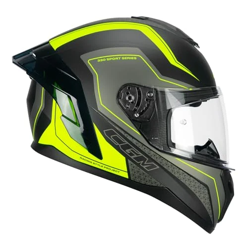 Oferta limitada: CGM Casco Full Face 330G Riot Sport Negro y Amarillo neón Mate, XS (53-54 cm) de 88.61 EUR a 88.61 EUR (ahorro 0%)