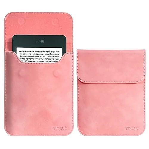 Oferta limitada: TiMOVO 6 Pulgadas Funda de Tableta para Nueva 6" Kindle 11ª Generación 2024/2022, Funda Protectora con Bolsillo para Kindle E-Reader, Rosa de 30.99 EUR a 14.99 EUR (ahorro 52%)
