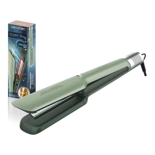 Limitiertes Angebot: Cecotec Air Lisse Olive Warmluft-Haarglätter. 600W, Haarschutz, Ionen-Technologie, Keratin und Arganöl, 3 Modi und BLDC-Motor, für alle Haartypen, 3 Temperaturen und 3 Geschwindigkeiten von 59.00 EUR auf 49.90 EUR (Spare 15%)