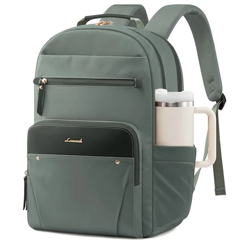 Offerta a tempo: LOVEVOOK Zaino Donna, Impermeabile Zani porta PC 15.6 Pollici Zainetto da Lavoro, Elegante Zaino Computer Laptop Backpack da Università Viaggio Ufficio Scuola - 15% da 43.99 € a 37.29 €