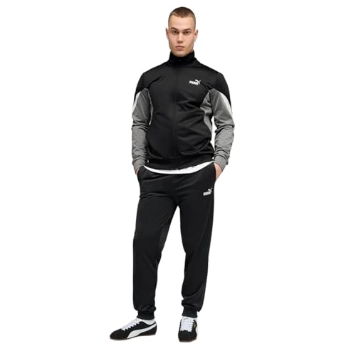 Offerta a tempo: PUMA Tuta Essentials Block da uomo L, Black - 3% da 53.80 € a 52.11 €
