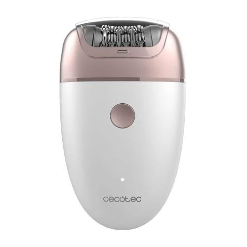 Cecotec Skincare Depil-Action One Compact Electric Epilator, 48 Tweezers, Removable Magnetic Head, 2 Speeds, Short Hair Technology, Integrated LED, Protective Cap