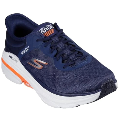 Oferta limitada: Skechers Hombre Max Cushioning Arch Fit 2.0 Antilles Slip-In ENTRENADOR, Navy And Orange Textile/Synthetic, 44 EU de 139.95 € a 94.47 € (ahorro 32%)