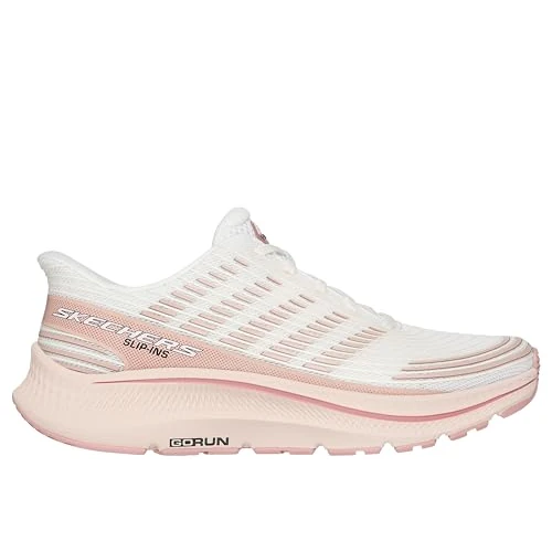 Offre limitée : Skechers Femme Go Run Consistent 2.0 Senna Slip-In ENTRAINEUSE, Natural Textile/Trim, 36 EU de 89.95 € à 51.02 € (43% de remise)