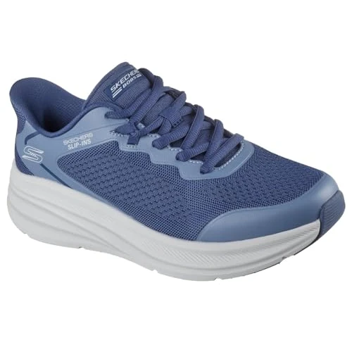 Offerta a tempo: Skechers Uomo Bobs Skillz Slip-In ALLENATRICE, Navy Knit, 46 EU - 27% da 79.95 € a 58.60 €