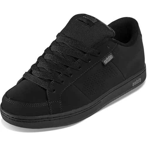 Limited-time offer: Etnies Kingpin - Classic Skate Heritage Fashion Style with on-Trend Puffy Look, Reinforced Cupsole - Black Dirty Wash - 4 from 61.99 £ to 61.99 £ (save 0.00%)