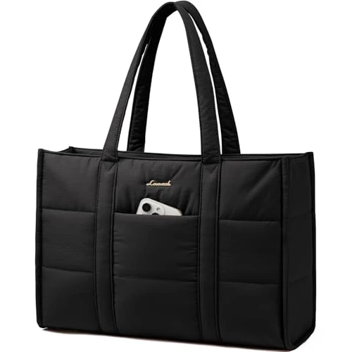 Oferta limitowana: LOVEVOOK Damska torba na laptopa 15,6 cala | Torba na zakupy nadająca się do prania w pralce z kieszenią na laptopa i iPada, lekka torba robocza 500 g na uczelnię z 159.99 zł na 159.99 zł (oszczędź 0.00%)