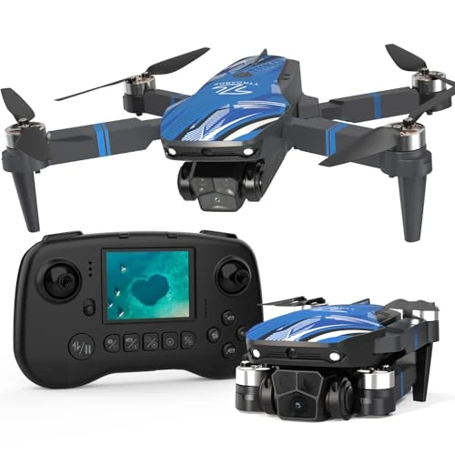 Limited-time offer: TTROARDS TT19LCD Drone with 4K Camera, FPV Drone with 2.8-inch LCD Screen, Brushless Motor Professional, 270° Obstacle Avoidance, Optical Flow Positioning, Mini Drone for Adult Beginners Under 249g from 69.99 GBP to 59.99 GBP (save 14%)
