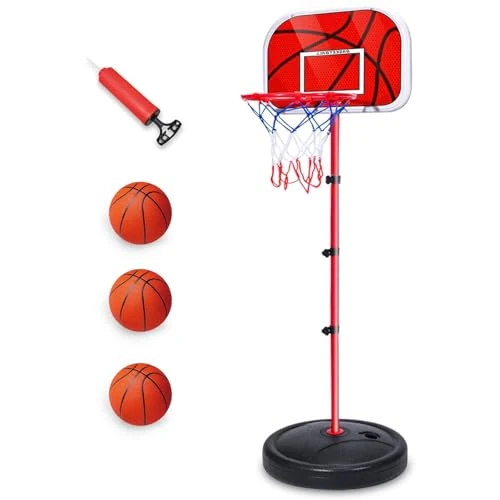Oferta limitada: Kezidhp Canasta Baloncesto Infantil Regulable 50-150 cm con 3 Pelotas + Bomba - Canasta Basket Niños 3-8 Años para Exterior/Interior - Ideal Exteriores, Jardín, Interior de 28.59 € a 28.59 € (ahorro 0.00%)