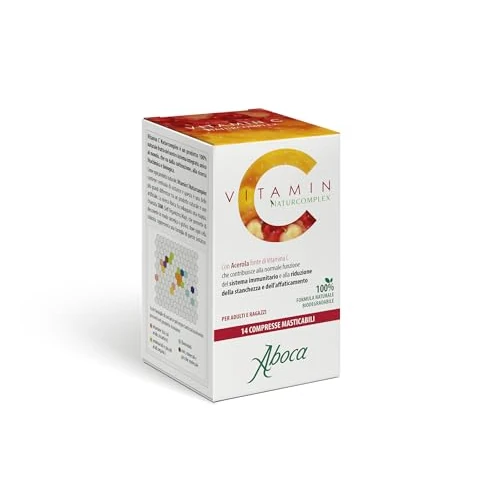 Aboca Vitamin C Naturcomplex Integratore per Sistema Immunitario 14 Compresse