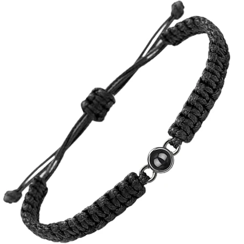 Offerta a tempo: Easycosy Festa della Mamma Bracciale con Foto Personalizzata, Braccialetto con Foto Proiettata Dentro, Bracciale Personalizzato Donna, Idee Regalo 2026 per Mamma - 17.4% da 22.99 € a 18.99 €