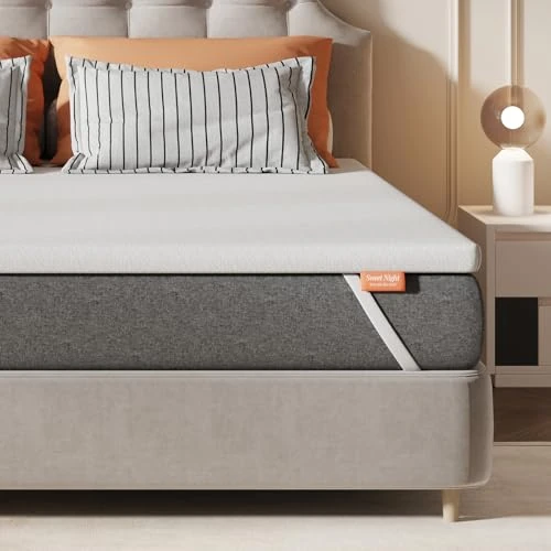 Offerta a tempo: Sweetnight Materasso Topper con Memory Foam in Gel, 160x190 cm, spessore 10 cm, con Fondo Antiscivolo, Coprimaterasso in Schiuma di Supporto con Tessuto Morbido e Traspirante, Sfoderabile e Lavabile - 0.00% da 139.99 € a 139.99 €