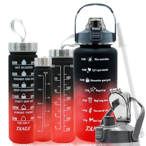 Offerta a tempo: Set di 4 Borracce Motivazionali — 41% da 16,99 € a 9,99 €