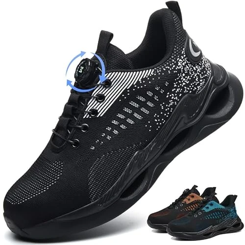 Offerta a tempo: Scarpe da Lavoro Uomo Impermeabile Scarpe Antinfortunistiche Donna Cucina Comodo Scarpe da Lavoro Grigio Donna 42EU - 28% da 40.99 € a 29.31 €