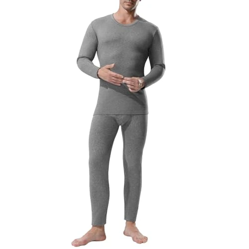 Tijdelijke aanbieding: Channo Heren Thermo Ondergoed Set: Winter Sport Langarm T-shirt en Thermo Broek van 24.99 EUR naar 24.99 EUR (korting 0%)