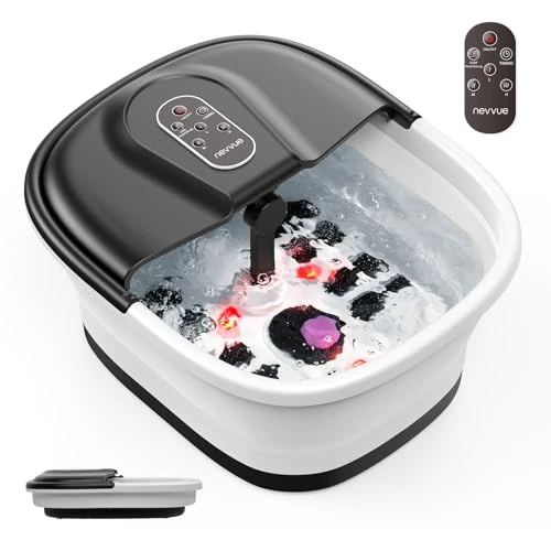 Offerta a tempo: NEVVUE Massaggiatore per Piedi Pieghevole, Idromassaggiatore per Piedi - 0.00% da 59.99 € a 59.99 €
