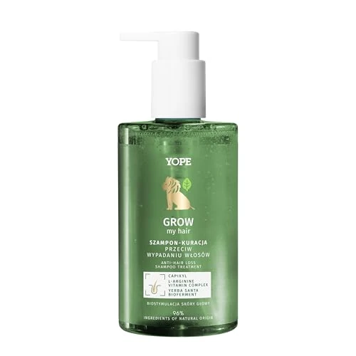 Oferta limitada: YOPE Grow My Hair Champú Tratamiento Anticaída 300 ml - Shampoo Fortalecedor para Cabello Débil y Fino, Ayuda al Crecimiento Capilar, Limpieza Suave y Cuidado del Cuero Cabelludo de 9.99 € a 6.50 € (ahorro 35%)