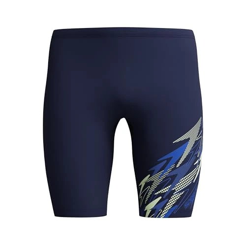 Offerta a tempo: Speedo Medley Logo Jammer da Nuoto per Uomo, Blu Navy, 38 - 36% da 40.00 € a 25.60 €