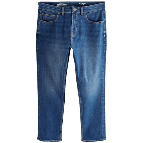 Oferta limitada: NEXT Vaqueros Elástico para Hombre, Estilo Clásico, Mezcla de Algodón Elástico Blue Authentic W: 32 / L: 31 de 6.00 € a 6.00 € (ahorro 0.00%)
