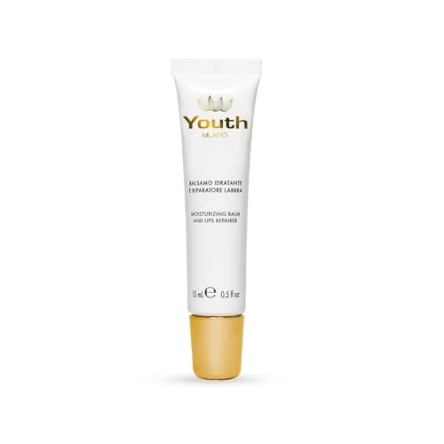 Offerta a tempo: Youth Milano - Balsamo Labbra Riparatore e Idratante con Arnica e Vitamina E | Azione Lenitiva, Antirughe, Antiossidante, Effetto Gloss ai Frutti Rossi - 0.00% da 12.90 € a 12.90 €
