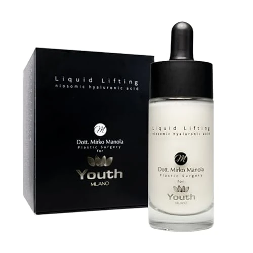 Offerta a tempo: Youth Milano - Crema Viso Antirughe Liftante 30 ml, Siero Viso Acido Ialuronico ad Alta Concentrazione, Uomo Donna, Trattamento Anti-Età con Niosomi, Crema Acido Ialuronico - 43% da 75.00 € a 42.75 €