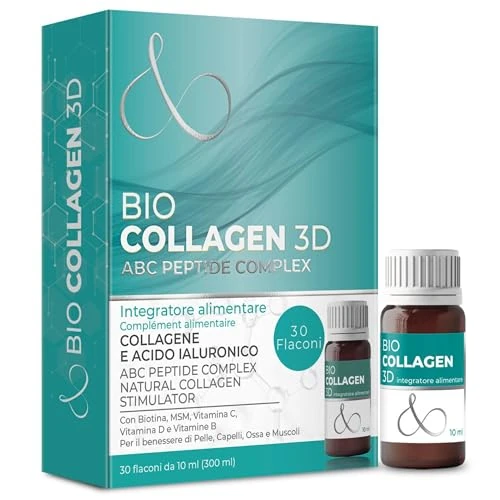 Offre limitée : Collagène et Acide Hyaluronique, Collagène à Boire - Biotine, MSM & Vitamine C. Collagène hydrolysé, en Synergie avec le Peptide Stimulateur de Collagène ABC, Collagène pour les Os et Articulations de 35.04 EUR à 32.94 EUR (remise 6%)