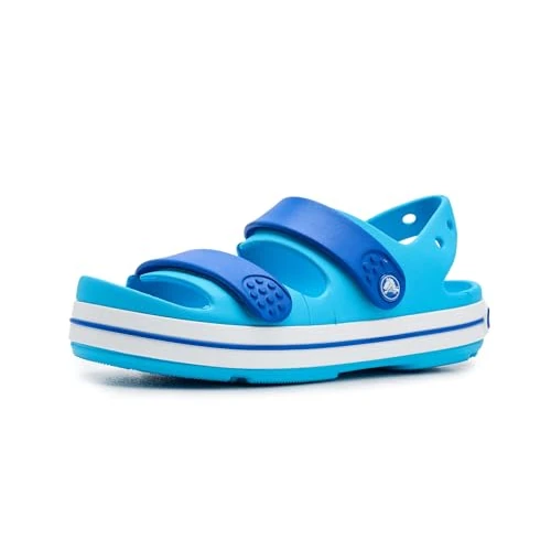 Crocs Crocband Cruiser Sandal, Venecian/Blue Bolt, 11 UK Niño, Perno azul veneciano, 28 EU