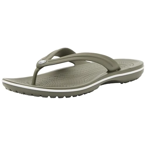 Zeitlich begrenztes Angebot: Crocs Herren Crocband Flip Flop, Dusty Olive, 44 EU, Oliv, 45/46 EU von 34.99 € auf 26.50 € (24% Rabatt)