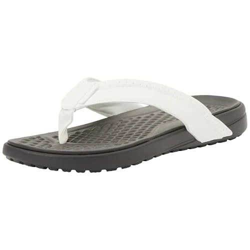 Offerta a tempo: Crocs Infradito Yukon Surf da uomo, colore nero sabbia/bianco, taglia 40, Nero Sabbia Bianca, 42/43 EU - 45% da 49.99 € a 27.57 €