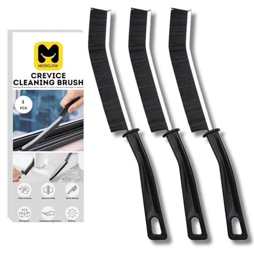 Offerta a tempo: Spazzole Pulizia Fessure - Spazzola Multiuso per Pulire Fughe Piastrelle e Angoli Difficili - Spazzolino pulizia Doccia Lavandino Bagno e Cucina - Spazzola Pulizia Casa - 50% da 11.99 € a 5.99 €