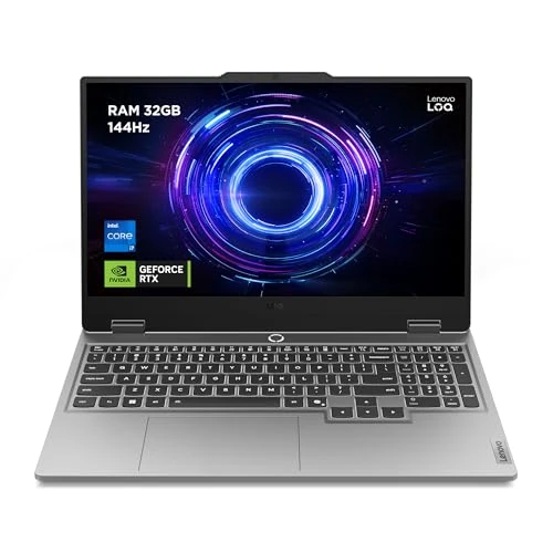 Offerta a tempo: Lenovo LOQ 15" Notebook Gaming, NVIDIA GeForce RTX 5070 8GB GDDR7, Intel Core i7-13650HX, RAM 32GB, 1TB SSD, Schermo 15.6" FHD (1920x1080) 144Hz, Windows 11 Home, Tastiera Retroilluminata - Luna Grey - 12% da 1699.00 € a 1489.00 €