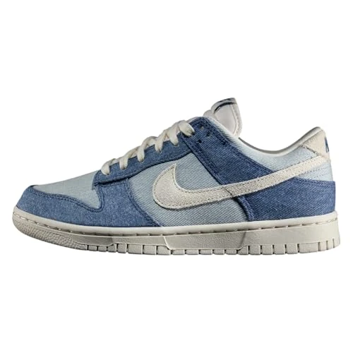 Offerta a tempo: NIKE Wmns Dunk Low, Sneaker Donna, Smokey Blue Pales Ivory Denim Turq Ochre, 37.5 EU - 38% da 129.99 € a 80.00 €
