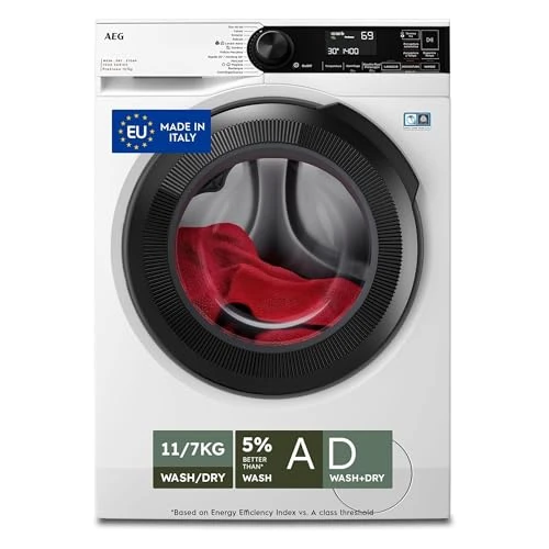 Offre limitee: aeg lwr7d1174b série 7000 laveuse sèche à chargement frontal 11.0 kg 1400 tr/min d de 1383.20 EUR a 1383.20 EUR (economie 0%)