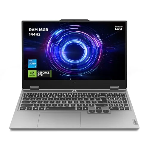 Lenovo LOQ 38,1 cm (15 inch) Notebook Gaming, Nvidia GeForce RTX 5050 8GB GDDR7, Intel Core i5-13450HX, RAM 16GB, 1TB SSD, Display 15,6 inch FHD (1920 x 1080) 144 Hz, Windows 11 Home, toetsenbord met