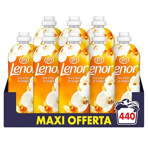Offerta a tempo: Lenor Ammorbidente Lavatrice Concentrato 440 Lavaggi (8X55) — 9% da 47,99 € a 43,59 €